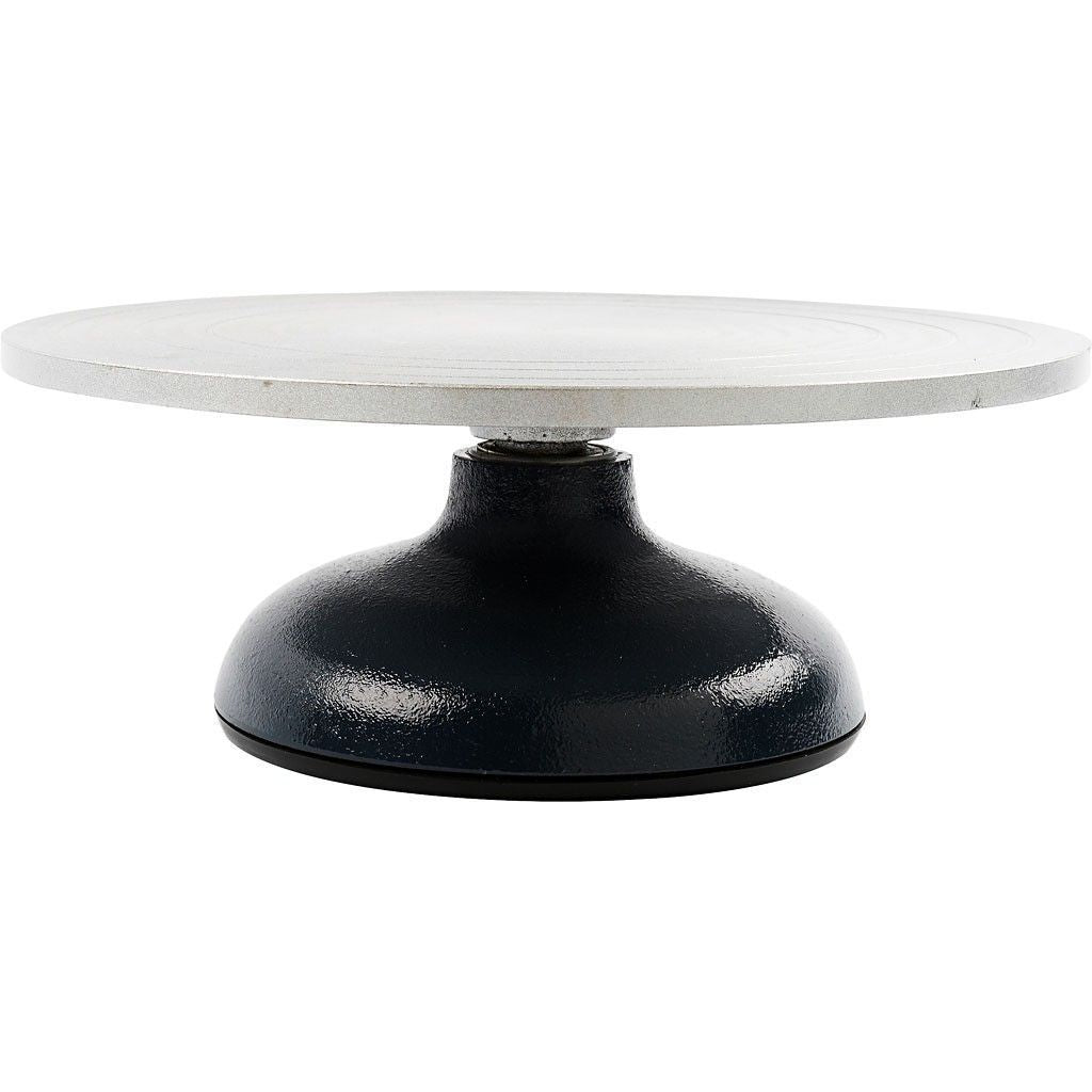 Steel Top Sculpture Wheel With Cast Iron Base For Pottery Modelling D: 30 cm - Home - Crafts