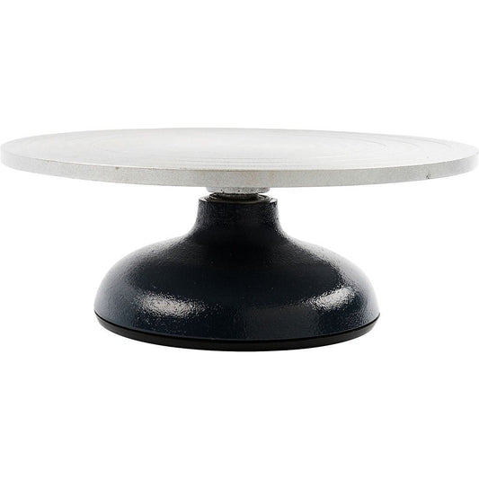 Steel Top Sculpture Wheel With Cast Iron Base For Pottery Modelling D: 30 cm - Home - Crafts