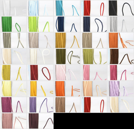 Stephanoise Polyester 30m Cord Macramé Trimmings Crafts 30mm x 3mm - Select Colour - Home - Crafts