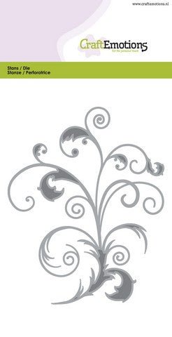 Swirl Stencil Die Universal Embossing Cutting Machine Sizzix Card Making - Home - Crafts