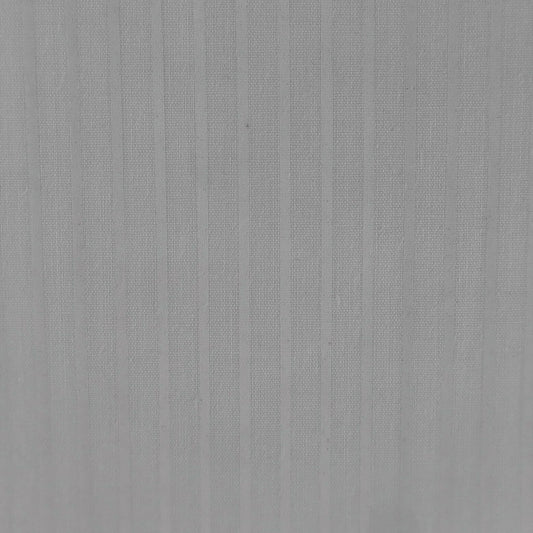 Ticking Stripes White Shabby Chic Polycotton Floral Fabric - Home - Crafts