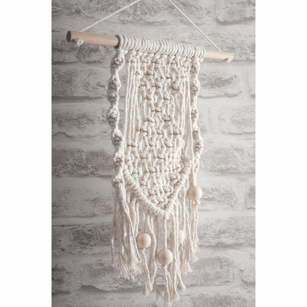 Trimits Birch Wood Dowel Wall Hanging Decor Macramé Crafts D: 15mm - Select Size - Home - Crafts