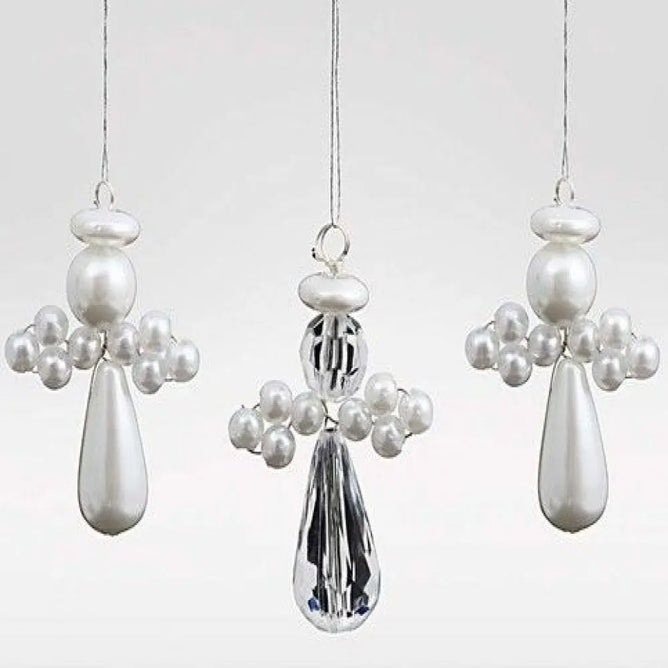 32 Angel Ornament Acrylic Plastic Beads Kit Christmas Decorations Crafts 2.8 cm