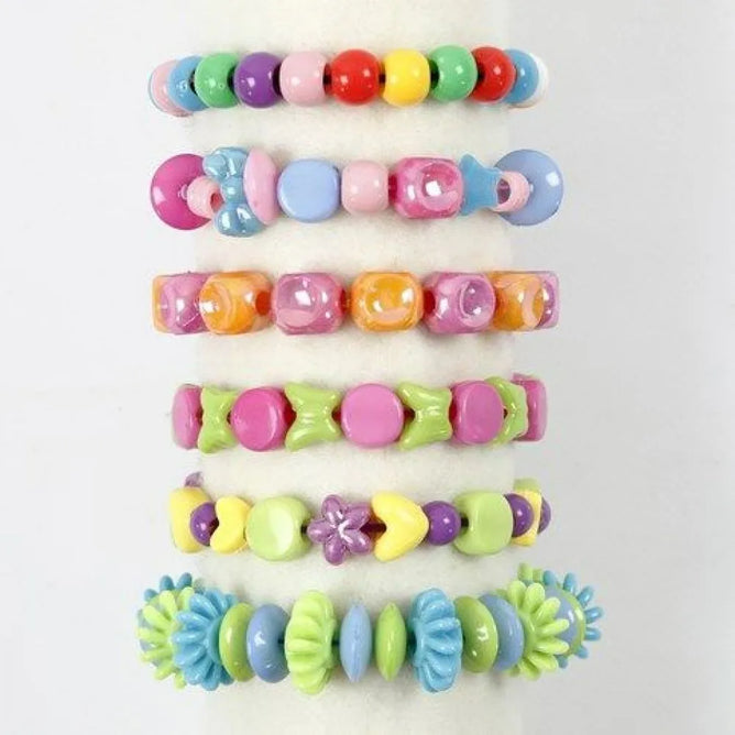 Bucket Of Plastic Acrylic Beads Jewellery Making Supplies Craft Decor D:6-20 mm