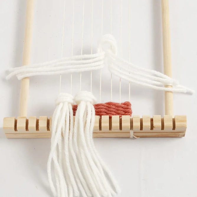 Weaving Discover Kit Training Loom Glue Thread Comb Yarn Needle