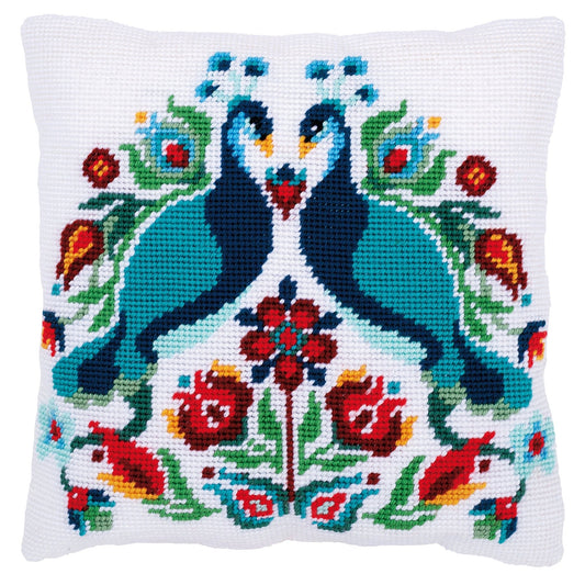 Vervaco Needlepoint Tapestry Canvas Cushion Kit Needlecraft 40x40cm - Pauline - Home - Crafts
