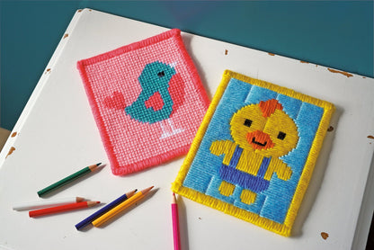 Vervaco Needlepoint Tapestry Canvas Kit Needlecraft 12.5x16cm - Bird