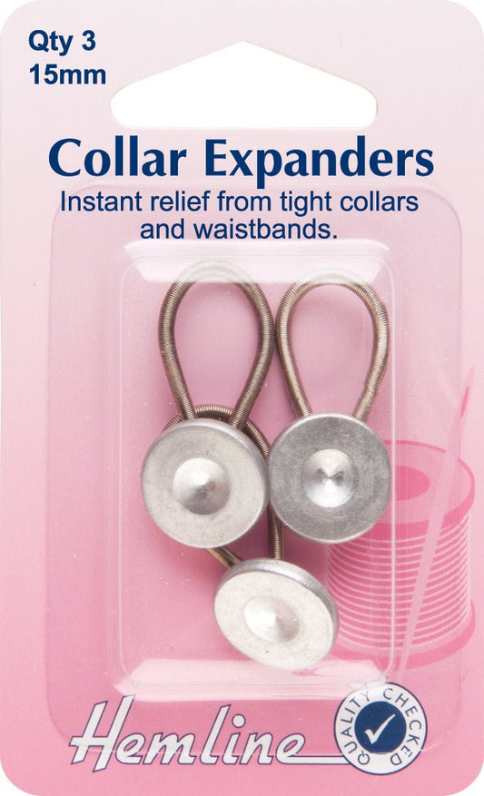 Waistband And Collar Extender Instant Relief From Tight Collars Metal 15mm - Home - Crafts