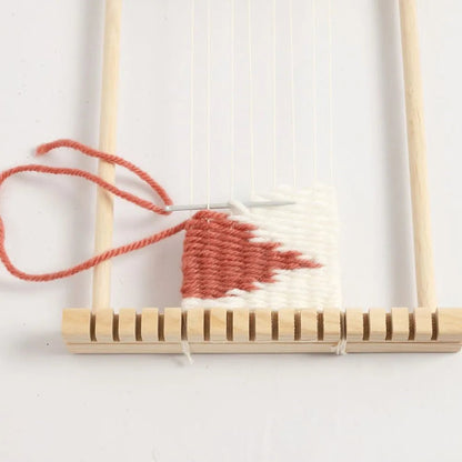 Weaving Discover Kit Training Loom Glue Thread Comb Yarn Needle