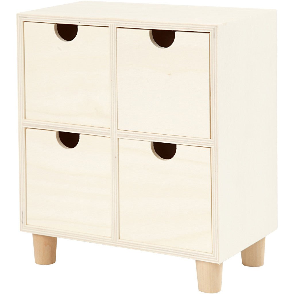 Wooden Chest of Drawers Home Furnishings Decorations Crafts 20x23x11.5 cm - Home - Crafts