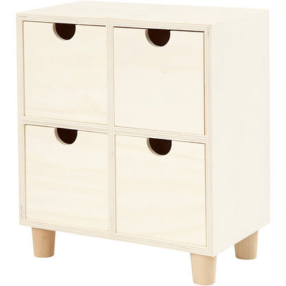 Wooden Chest of Drawers Home Furnishings Decorations Crafts 20x23x11.5 cm - Home - Crafts