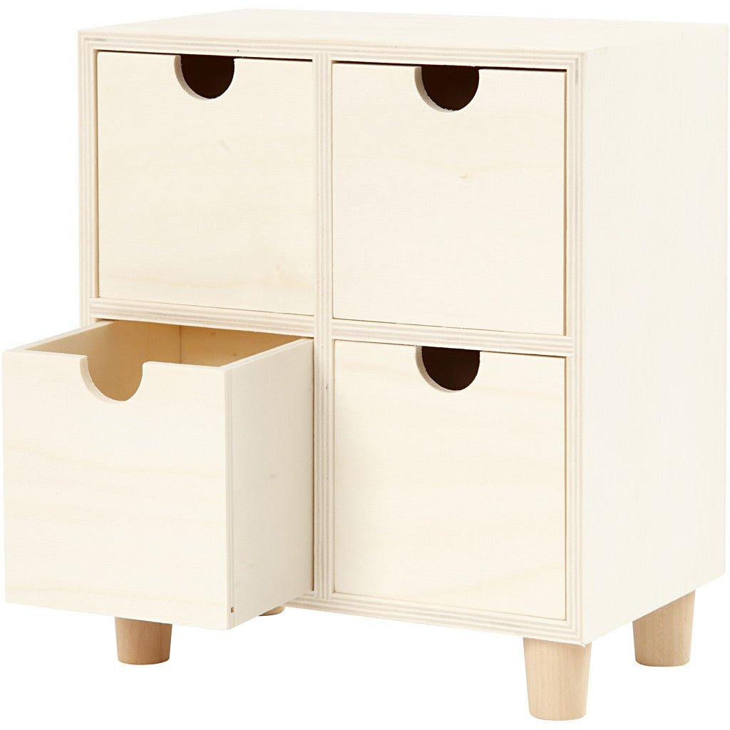 Wooden Chest of Drawers Home Furnishings Decorations Crafts 20x23x11.5 cm - Home - Crafts