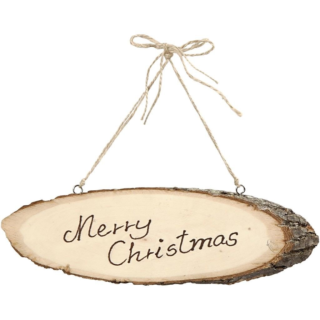 Wooden Door Sign Decorative Hanging W:23 - 28 cm, H: 6 - 10 cm - Home - Crafts