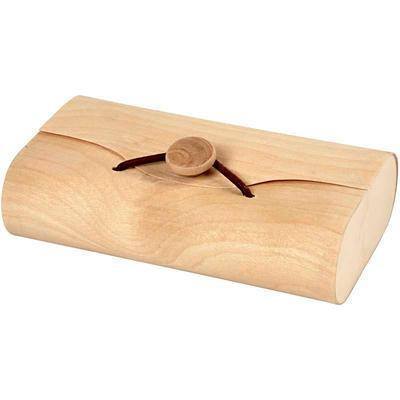 Wooden Envelope Gift Boxes Storage Decorate Hand Made 13cm Letter/Secret Holder - Home - Crafts