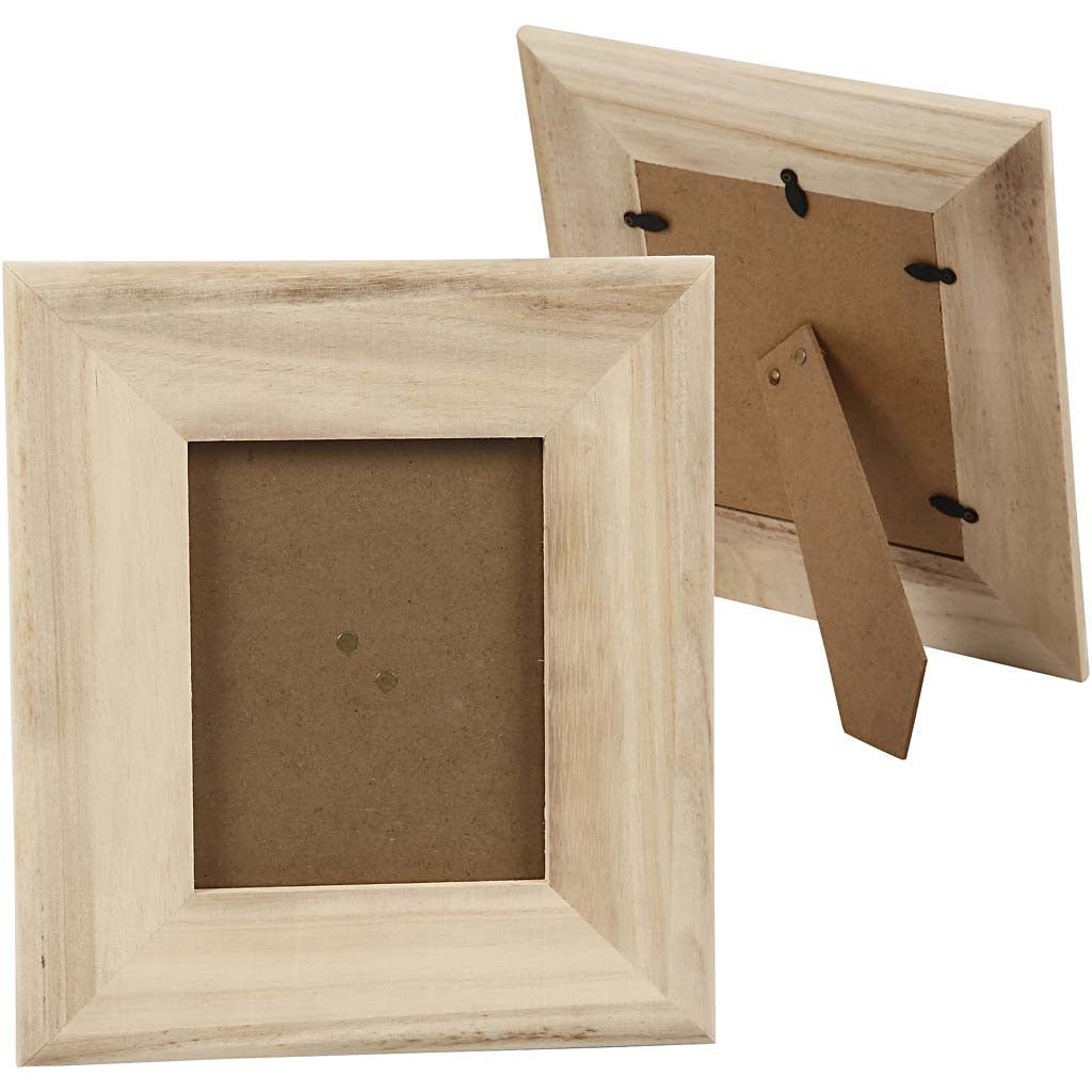 Wooden Frame With Glass Front Stand Home Furnishings Decorations Crafts 22x25 cm - Home - Crafts