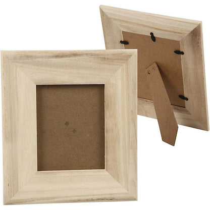 Wooden Frame With Glass Front Stand Home Furnishings Decorations Crafts 22x25 cm - Home - Crafts
