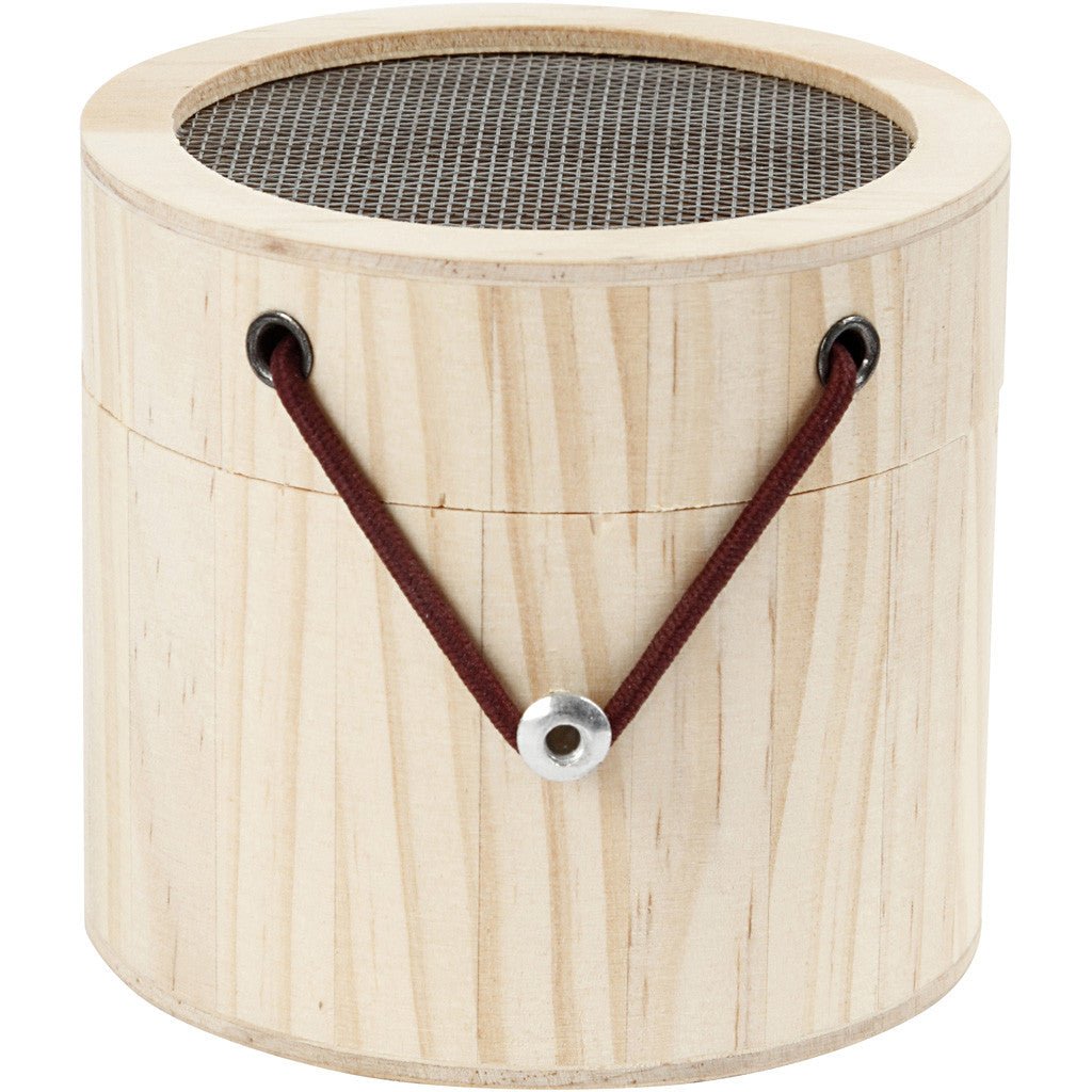 Wooden Insect Cage With Elastic Closure Toys Decoration Crafts H: 7.5cm D: 8.3cm - Home - Crafts