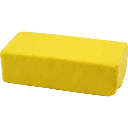 Yellow Colour Basic Soft Clay For Modelling Crafts 500 g - Home - Crafts